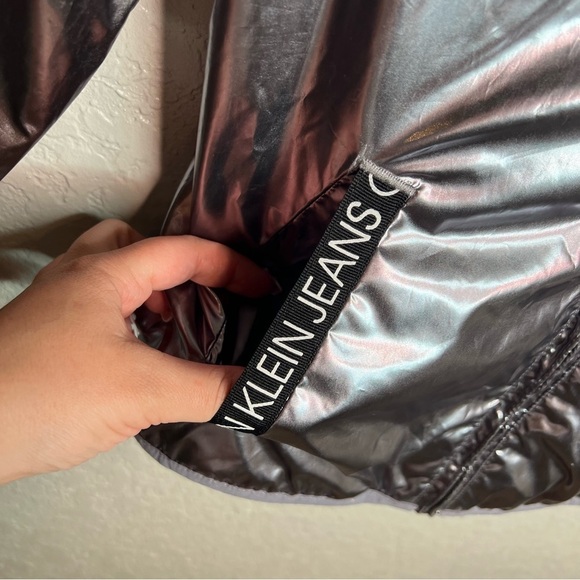 Calvin Klein Metallic Jacket - Picture 5 of 8